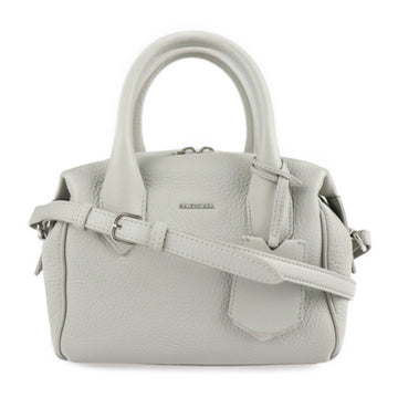 Balenciaga Infanta handbag 390922 leather light gray system 2WAY shoulder bag tote shopping mini