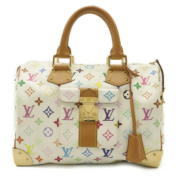 Louis Vuitton Monogram Multicolor Speedy 30 Handbag Bronze White M92643