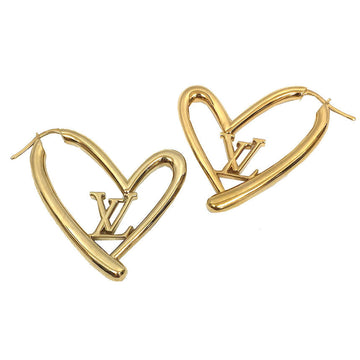 Louis Vuitton Book de Reille Heart Fallin Love GM M00464 Gold Color Earrings