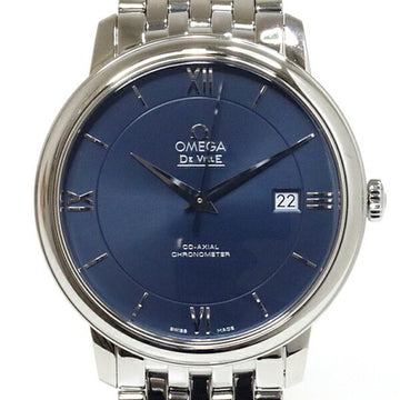 Omega Men's Watch De Ville Prestige Co-Axial Chronometer 39.5MM 424.10.40.20.03 Blue Dial Automatic