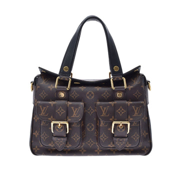 Louis Vuitton Monogram Manhattan Brown M44207 Women's Canvas Bag