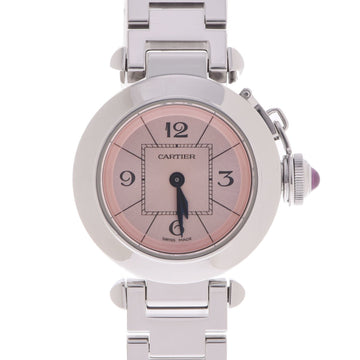 Cartier Mispasha W3140008 SS Watch Quartz Pink Dial