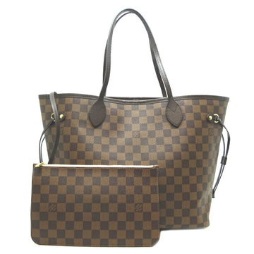 Louis Vuitton Neverfull MM Women's Tote Bag N41603 Damier Rose Ballerine x Ebene