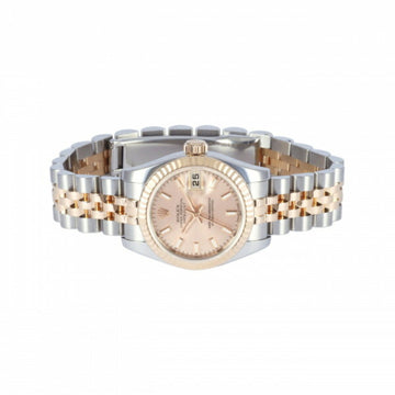 Rolex Datejust Lady 26 179171 Pink/Bar Dial Watch Women's