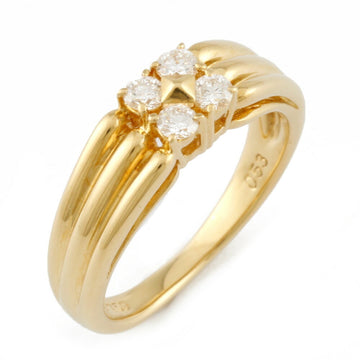 Christian Dior Dior K18 Ring Diamond 0.53CT No. 11 Gold Ladies 18K