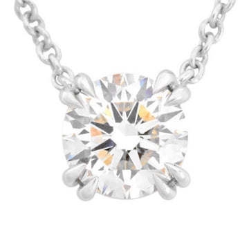 Harry Winston Diamond 0.70ct (E / VS1 3EX) Round Cut Solitaire Pendant Pt950 Necklace