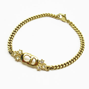 Christian Dior bracelet gold clear stone