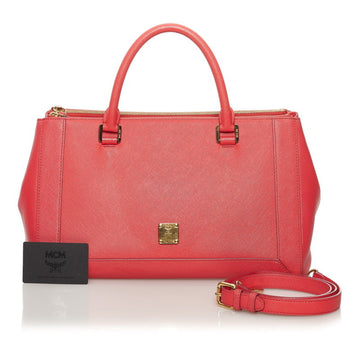 MCM Handbag Pink Leather Ladies