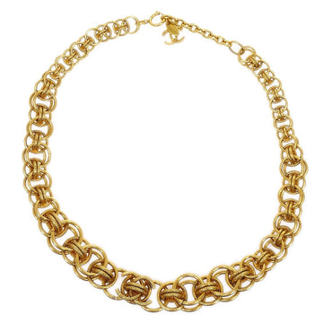 CHANEL Gold CC Necklace AK38047i