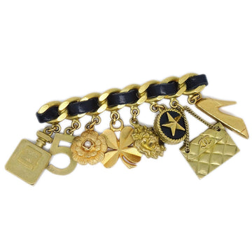 CHANEL Icon Brooch Pin Gold 94P 21663