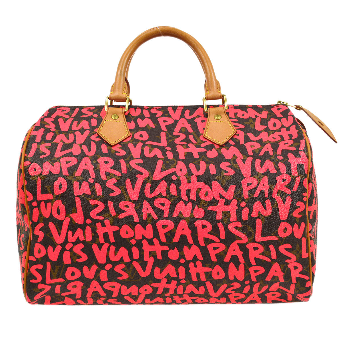 Louis Vuitton Louis Vuitton Fuchsia Graffiti Speedy 30 Monogram