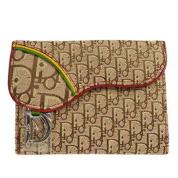 Christian Dior 2004 Rasta Bifold Wallet 46532