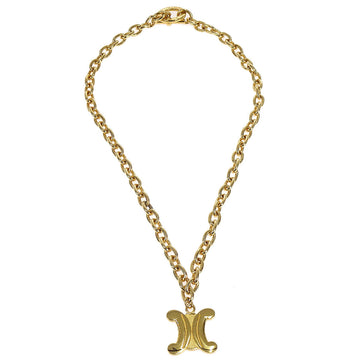 CELINE Macadam Chain Pendant Necklace 56495