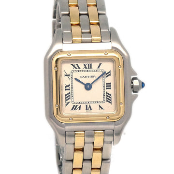 Cartier Silver 18k Rose Gold Tank Louis WGTA0024 Women's Wristwatch 21 mm  Cartier