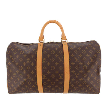 Louis Vuitton Monogram Keepall 50 Travel Bag