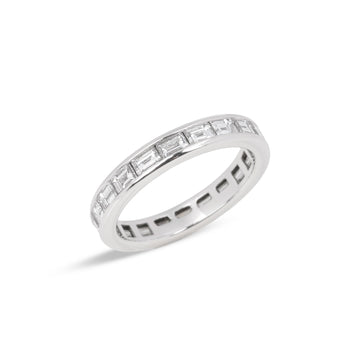 Tiffany & Co 2ct Baguette Cut Diamond Full Eternity Band Rings