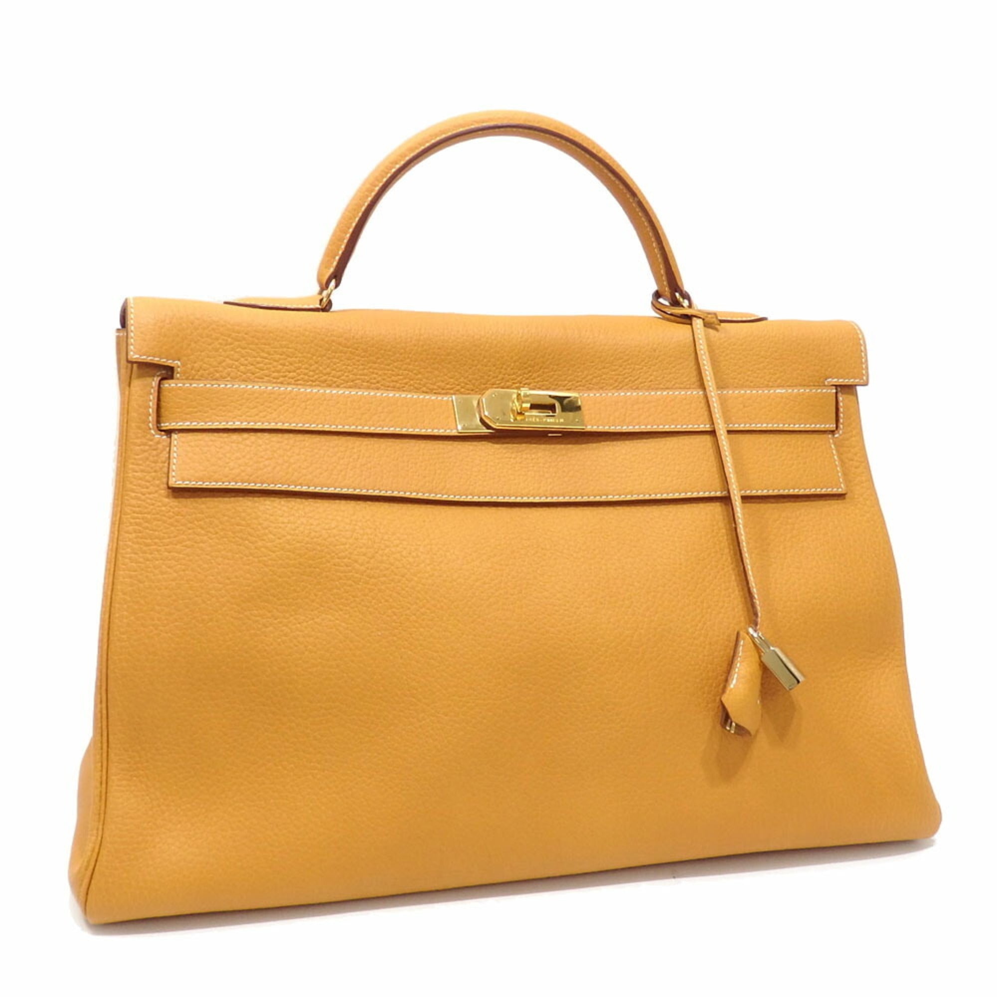 Hermes Birkin 25 Verso Magnolia / Capucine Novillo Leather