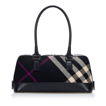 Burberry Plaid Wool Shoulder Bag