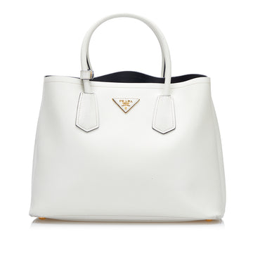 Prada Saffiano Cuir Twin Satchel