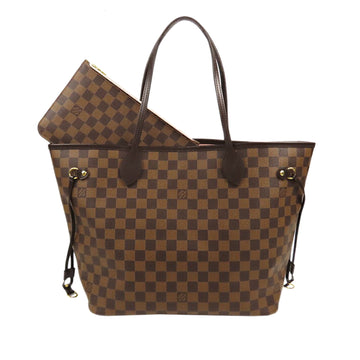 Louis Vuitton Damier Ebene Neverfull MM Tote Bag