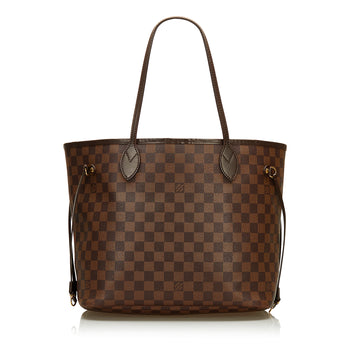 Louis Vuitton Damier Ebene Neverfull MM Tote Bag