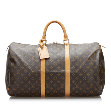Louis Vuitton Monogram Keepall 50 Travel Bag