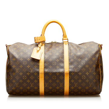 Louis Vuitton Monogram Keepall Bandouliere 50 Travel Bag
