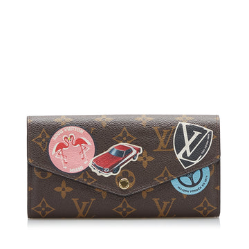 Louis Vuitton Monogram World Tour Sarah Wallet Long Wallets