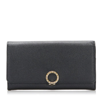 Bvlgari Leather Continental Long Wallet Long Wallets