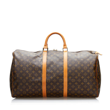 Louis Vuitton Monogram Keepall 55 Travel Bag