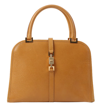 Gucci Jackie Top Handle Bag Light Brown