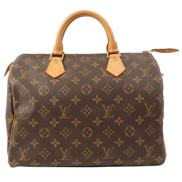 Louis Vuitton 1998 Made Canvas Monogram Speedy 30 Brown