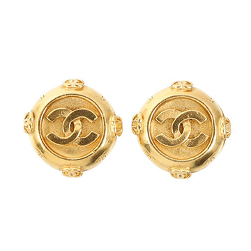 Chanel Round 4 Cc Mark Earrings