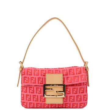 Fendi Ff Zucca Pattern Mamma Baguette Pink/Red