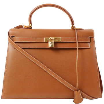 Hermes 1996 Made Kelly Bag 35Cm Gold