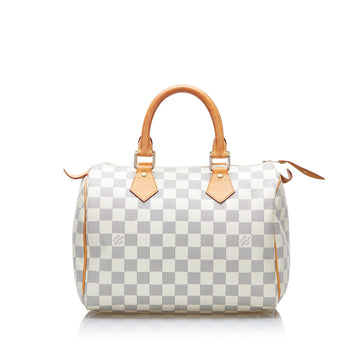 Louis Vuitton Damier Azur Speedy Bandouliere 25 Boston Bag