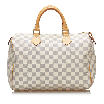 Louis Vuitton Damier Azur Speedy 30 Boston Bag