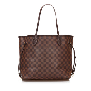 Louis Vuitton Damier Ebene Neverfull MM Tote Bag