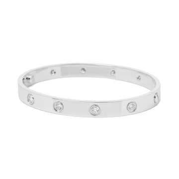 Cartier Love 10 Diamond Bangle Bracelet