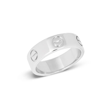 Cartier Love Platinum Band Ring