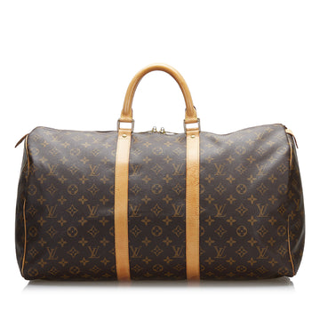 Louis Vuitton Monogram Keepall 50 Travel Bag