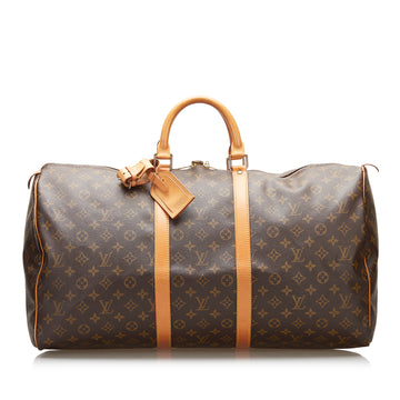Louis Vuitton Monogram Keepall 55 Travel Bag