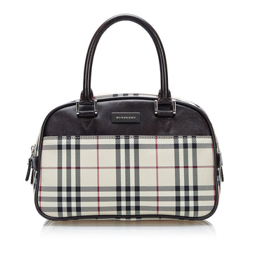 Burberry Nova Check Canvas Handbag