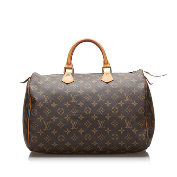 Louis Vuitton Monogram Speedy 35 Boston Bag