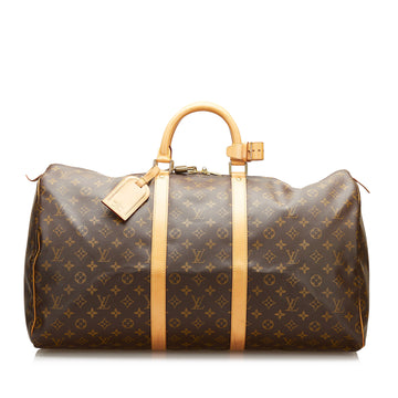 Louis Vuitton Monogram Keepall 55 Travel Bag