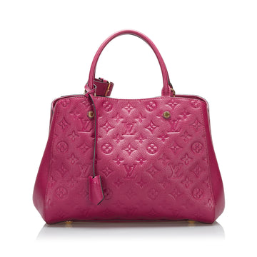 Louis Vuitton Monogram Empreinte Montaigne BB Satchel