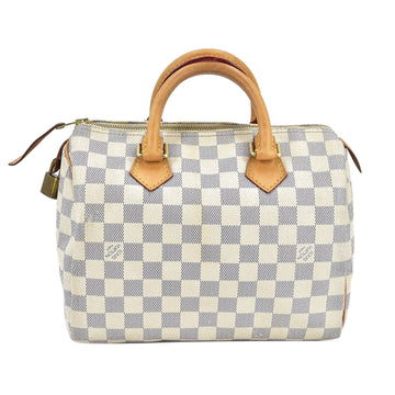 Louis Vuitton Damier Azur Speedy 25 Boston Bag
