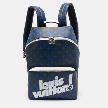 Louis Vuitton Blue Vintage Monogram Canvas Eeryday LV Discovery PM Backpack