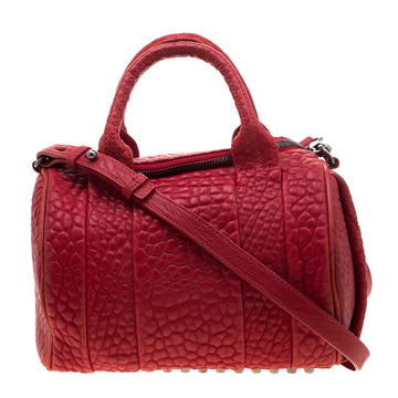 Alexander Wang Red Leather Small Rockie Satchel