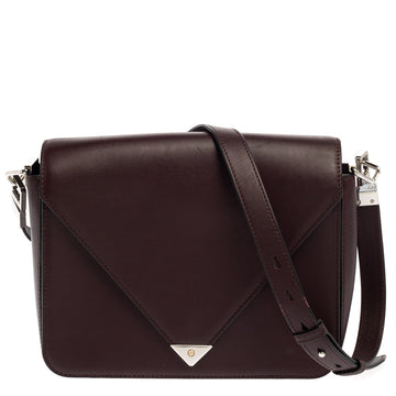 Alexander Wang Dark Plum Leather Prisma Envelope Shoulder Bag